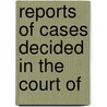 Reports Of Cases Decided In The Court Of door Scotland. Court Of Session