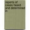 Reports Of Cases Heard And Determined In door New York . Sup Court