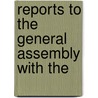 Reports To The General Assembly With The door Church Of Scotland. General Assembly