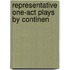 Representative One-Act Plays By Continen