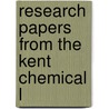Research Papers From The Kent Chemical L door Yale University Kent Laboratory