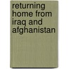 Returning Home From Iraq And Afghanistan door Institute of Medicine