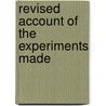 Revised Account Of The Experiments Made door Francis Bashforth