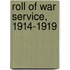 Roll Of War Service, 1914-1919