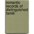 Romantic Records Of Distinguished Famili