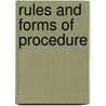 Rules And Forms Of Procedure by Presbyterian Church in Canada