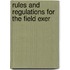Rules And Regulations For The Field Exer