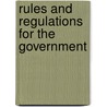 Rules And Regulations For The Government by Pennsylvania Railroad