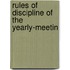 Rules Of Discipline Of The Yearly-Meetin