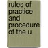 Rules Of Practice And Procedure Of The U