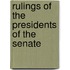 Rulings Of The Presidents Of The Senate