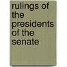 Rulings Of The Presidents Of The Senate door Maine. Legislature