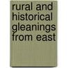 Rural And Historical Gleanings From East door Sandor Medny�Nszky