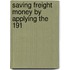 Saving Freight Money By Applying The 191