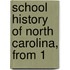 School History Of North Carolina, From 1