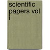 Scientific Papers Vol I by peter Guthrie. Tait