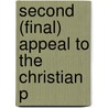 Second (Final) Appeal To The Christian P door Rammohun Roy