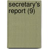Secretary's Report (9) by Harvard University Class of 1878