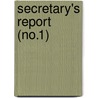 Secretary's Report (No.1) door Harvard University Class of 1893