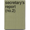 Secretary's Report (No.2) door Harvard University. Class Of 1893