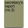 Secretary's Report (No.3) door Harvard University Class of 1893