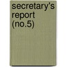 Secretary's Report (No.5) door Harvard University Class of 1880