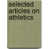 Selected Articles On Athletics