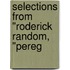 Selections From "Roderick Random, "Pereg