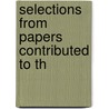 Selections From Papers Contributed To Th door Joseph Addison