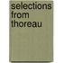 Selections From Thoreau