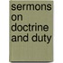 Sermons On Doctrine And Duty