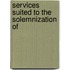 Services Suited To The Solemnization Of