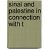 Sinai And Palestine In Connection With T