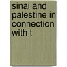 Sinai And Palestine In Connection With T door Arthur Penrhyn Stanley