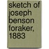 Sketch Of Joseph Benson Foraker, 1883