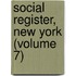 Social Register, New York (Volume 7)