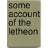 Some Account Of The Letheon