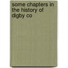 Some Chapters In The History Of Digby Co door Allan Massie Hill