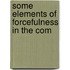 Some Elements Of Forcefulness In The Com