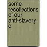 Some Recollections Of Our Anti-Slavery C door Samuel Joseph May