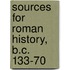 Sources For Roman History, B.C. 133-70