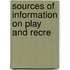 Sources Of Information On Play And Recre
