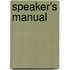 Speaker's Manual