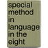 Special Method In Language In The Eight