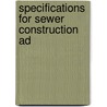 Specifications For Sewer Construction Ad door American Society of Municipal Engineers