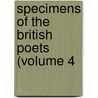 Specimens Of The British Poets (Volume 4 door Thomas Campbell