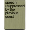 Speech (Suppressed By The Previous Quest door John Quincy Adams