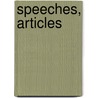 Speeches, Articles door Edward James Herbert