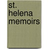 St. Helena Memoirs door Thomas Robson