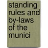 Standing Rules And By-Laws Of The Munici door Johnstown Municipal Council